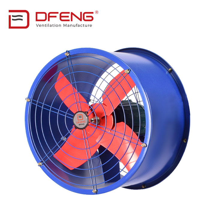Commercial Stand Fan — Blue